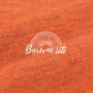 Letní merino rib Oranžová (E) 0,95m/ks