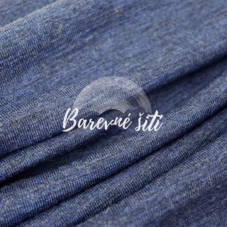 Letní merino rib Jeans modrá (E) 1,35m/ks