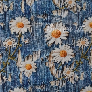 Úplet Kopretiny, roztrhaný jeans (E)